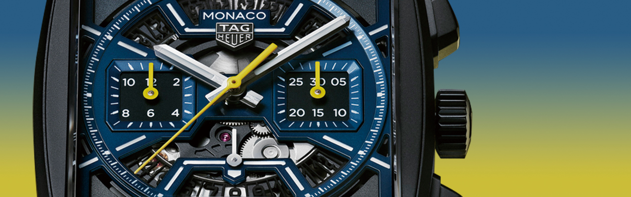 TAG HEUER泰格豪雅Monaco Dark Blue計時碼錶