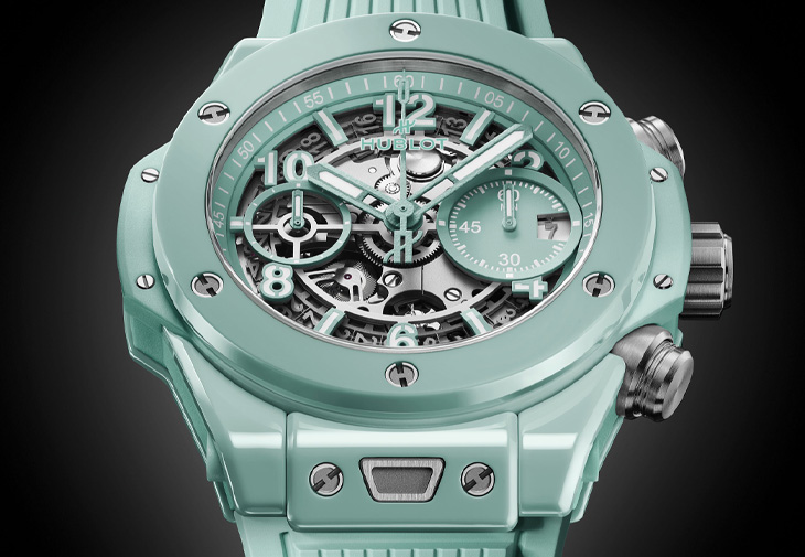 HUBLOT宇舶Big Bang Unico 薄荷綠計時碼錶