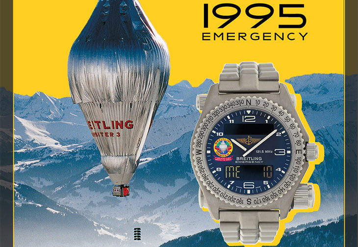 BREITLING百年靈Emergency緊急求救腕錶