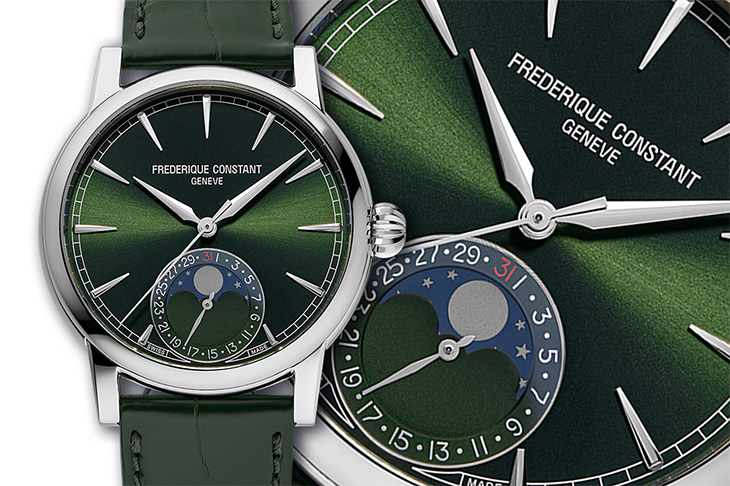 新自製三日鍊機芯／康斯登Classic Moonphase Date Manufacture月相日期腕錶