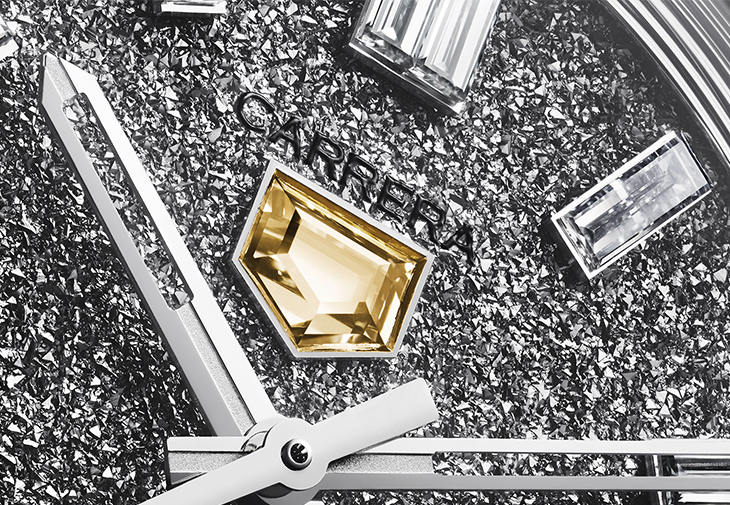 泰格豪雅 TAG HEUER Carrera Plasma前衛黃鑽日期腕錶