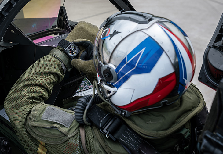 BELL &ROSS柏萊士BR-03 Chrono Rafale Solo Display計時腕錶