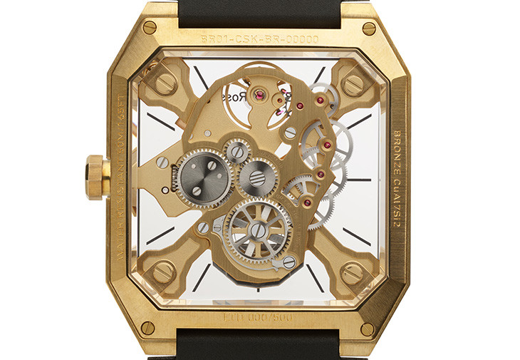 BELL & ROSS BR 01 Cyber Skull Bronze青銅骷髏頭腕錶