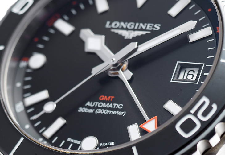 浪琴LONGINES HydroConquest GMT兩地時間潛水腕錶
