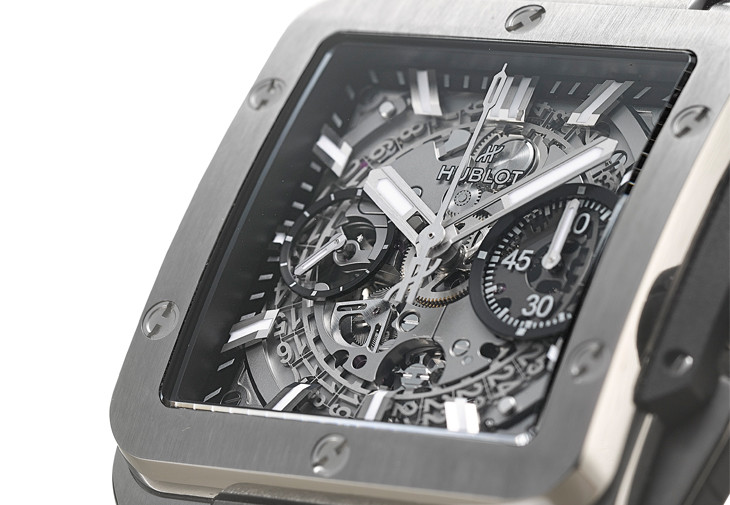 宇舶HUBLOT Square Bang Unico鈦金屬錶款