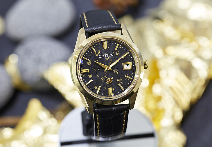 CITIZEN The CITIZEN 箔金羽鷹限量款 Cal.A060高精準光動能萬年曆腕錶