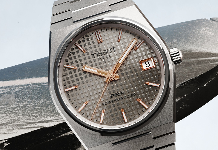 TISSOT天梭表PRX系列鈦金屬38mm自動上鍊腕錶