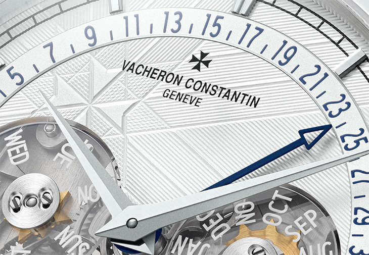 VACHERON CONSTANTIN江詩丹頓Traditionnelle萬年曆逆跳日曆鏤雕腕錶