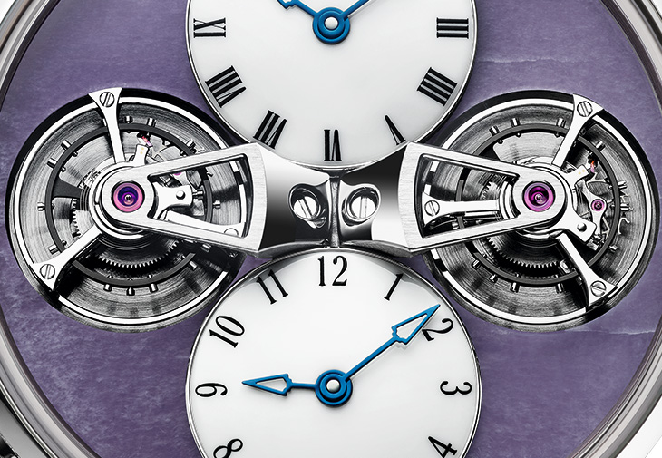 Arnold & Son亞諾錶Double Tourbillon White Gold雙陀飛輪白金腕錶