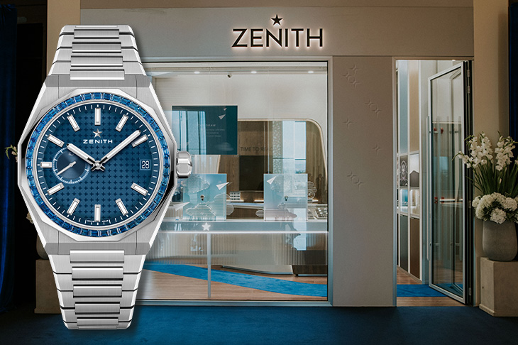 真力時Defy Skyline Sapphire天際線系列藍寶石腕錶 誌慶賽普勒斯專賣店全新開幕