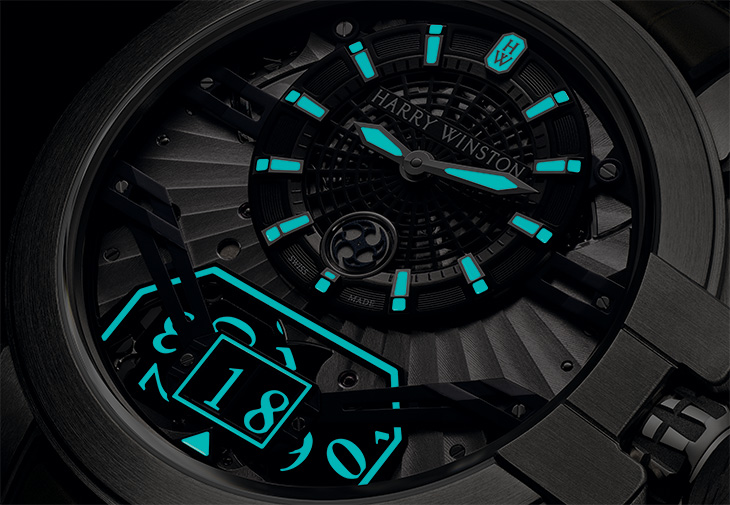 HARRY WINSTON海瑞溫斯頓Ocean系列Zalium Variation腕錶