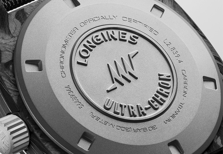 LONGINES浪琴表Ultra-Chron Carbon超級天文台鍛造碳腕錶
