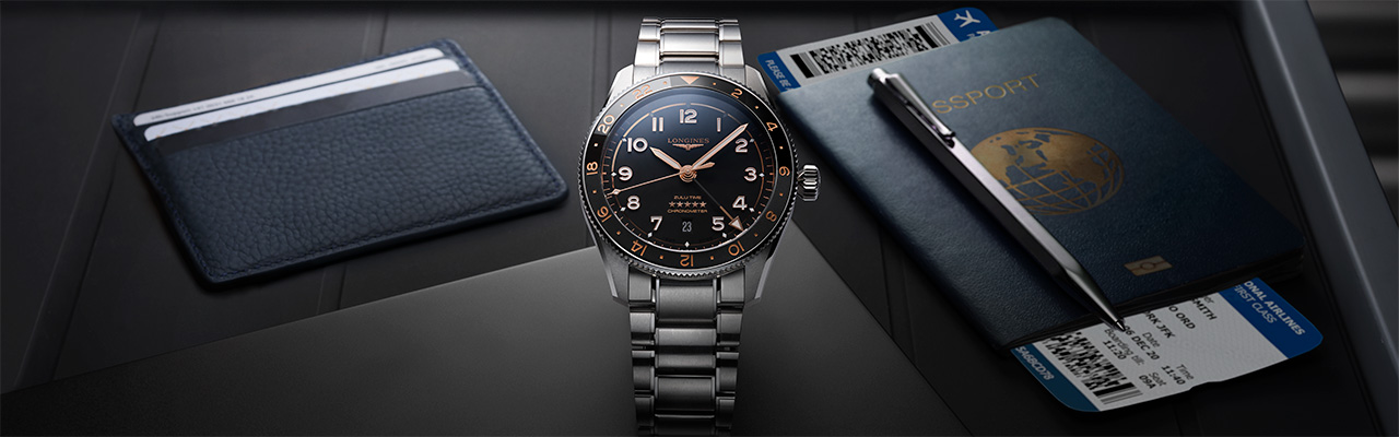 浪琴表LONGINES Spirit先行者系列世界時區100週年紀念不鏽鋼腕錶