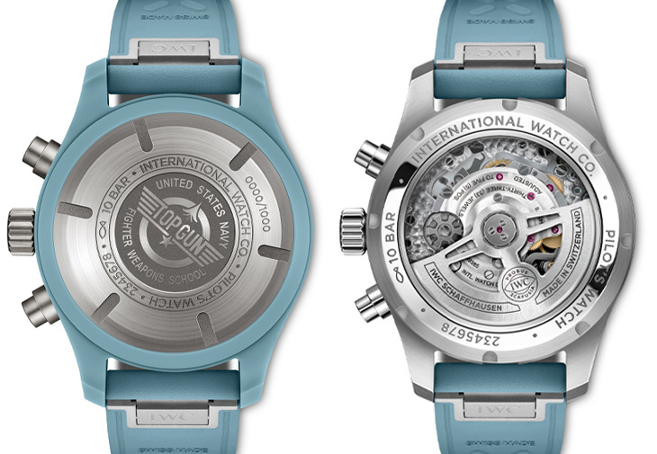 萬國錶IWC淺藍陶瓷新色彩 TOP GUN計時腕錶41 飛行員系列計時腕錶41