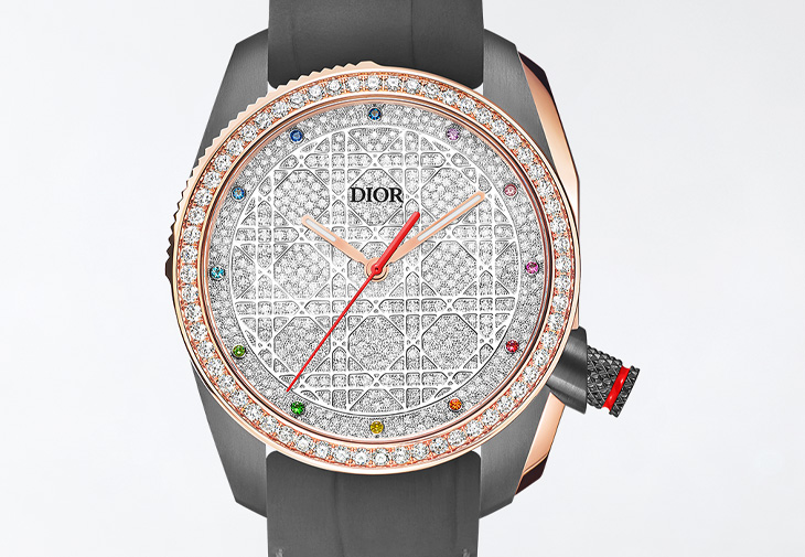 迪奧DIOR Chiffre Rouge鑲鑽腕錶