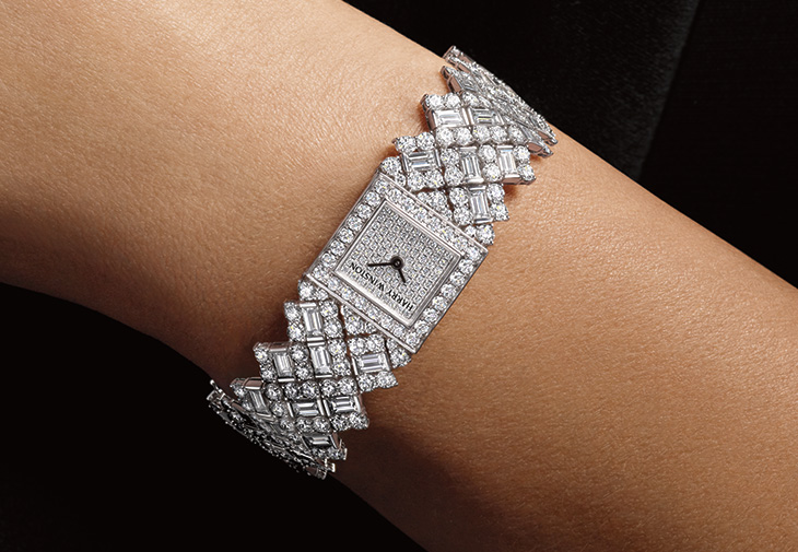 Harry Winston海瑞溫斯頓Tête-à-Tête頂級珠寶腕錶 方形款