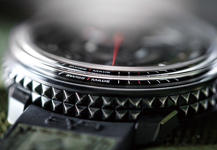 BOMNERG BB-01軍綠色龐克鬥牛犬自動大三針腕錶