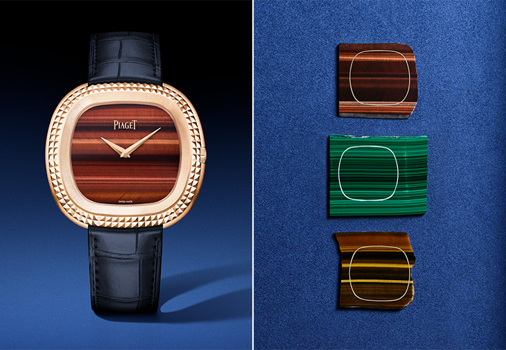 PIAGET伯爵表Andy Warhol系列18K玫瑰金牛眼石面盤自動上鍊腕錶