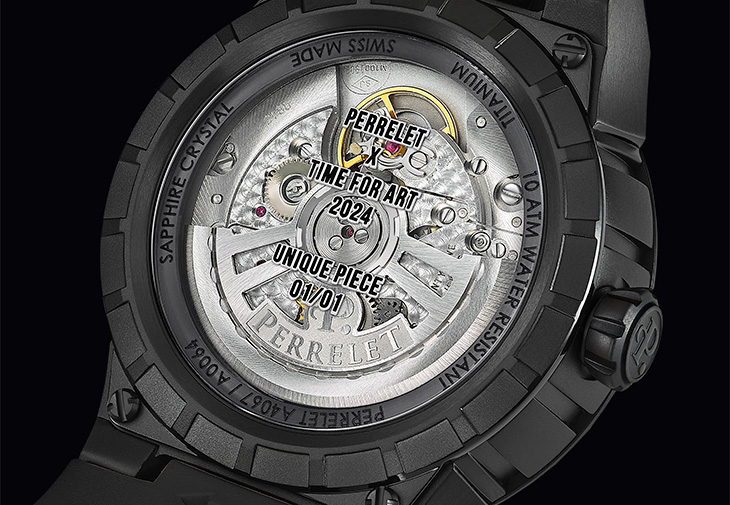 PERRELET沛力錶Turbine旋風系列腕錶Perrelet X The Dial Artist - Time For Art Edition