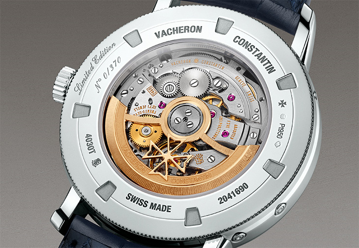 VACHERON CONSTANTIN江詩丹頓Traditionnelle萬年曆逆跳日曆鏤雕腕錶