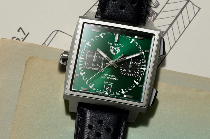 TAG HEUER泰格豪雅Monaco系列左冠計時腕錶