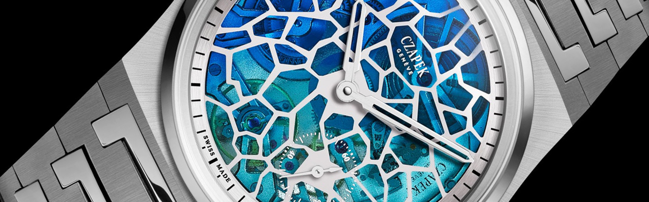 CZAPEK & CIE Antarctique Plique-à-Jour鏤空琺瑯腕錶