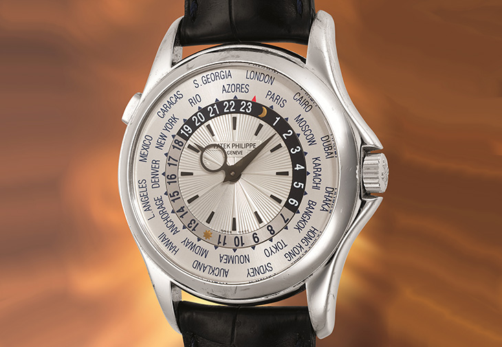 PHILLIPS富藝斯 百達翡麗PATEK PHILIPPE型號5130G世界時區腕錶