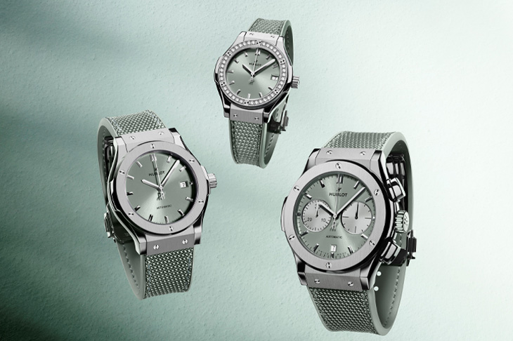 HUBLOT宇舶錶Classic Fusion經典融合系列鼠尾草綠腕錶