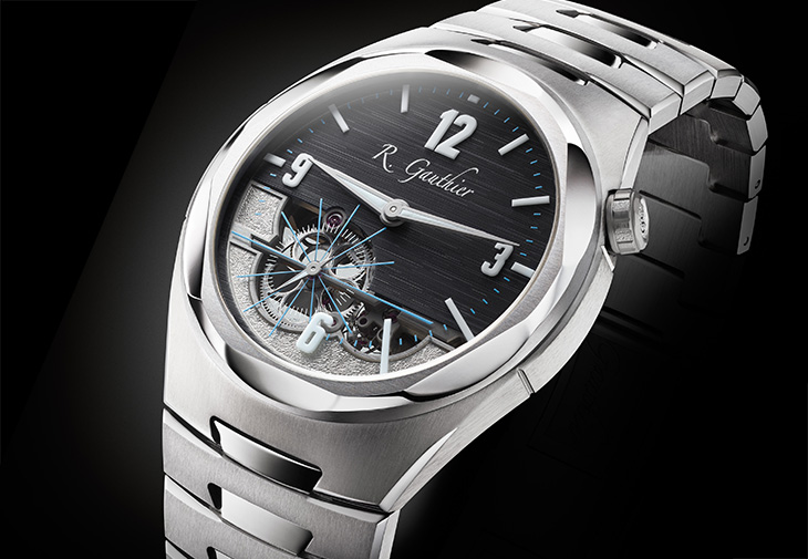 C by Romain Gauthier 鈦金鏈帶腕錶