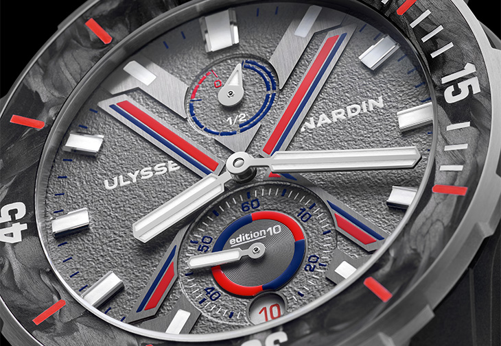 雅典錶ULYSSE NARDIN潛水系列Diver Net 旺代環球帆船賽腕錶