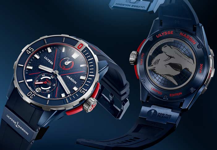 守護鯊魚未來  雅典錶DIVER潛水錶錘頭鯊特別款