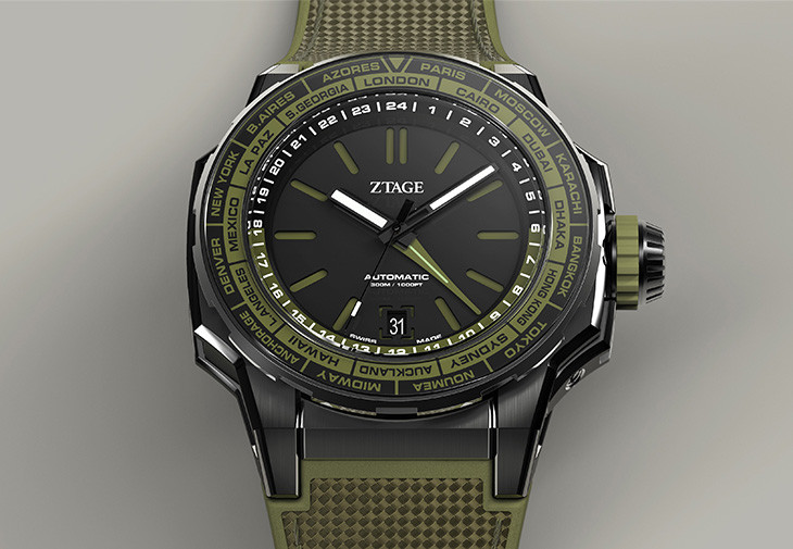 ZTAGE Watches離陸GMT系列亞馬遜雨林限量腕錶