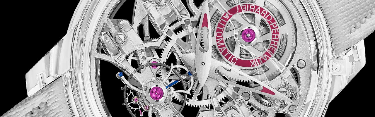 GIRARD-PERREGAUX芝柏表Quasar Light三金橋陀飛輪腕錶