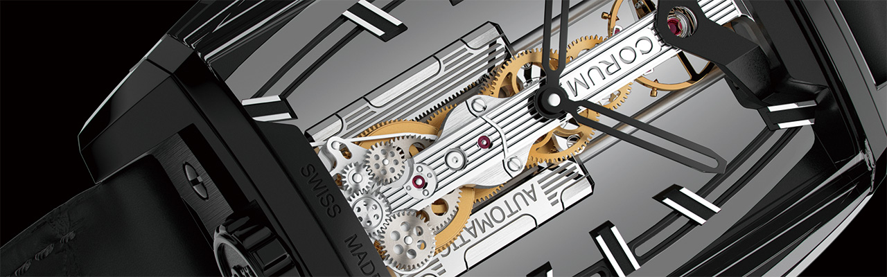 CORUM崑崙錶Golden Bridge金橋自動腕錶