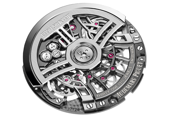 皇家橡樹「JUMBO」超薄鏤空腕錶