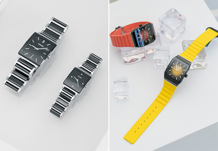 RADO雷達表True Square真我方形系列高科技陶瓷鏤空腕錶