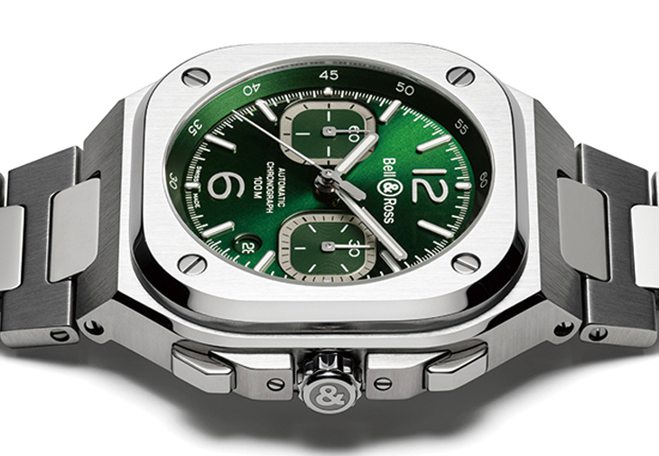 BELL & ROSS BR 05 Chrono Green Steel