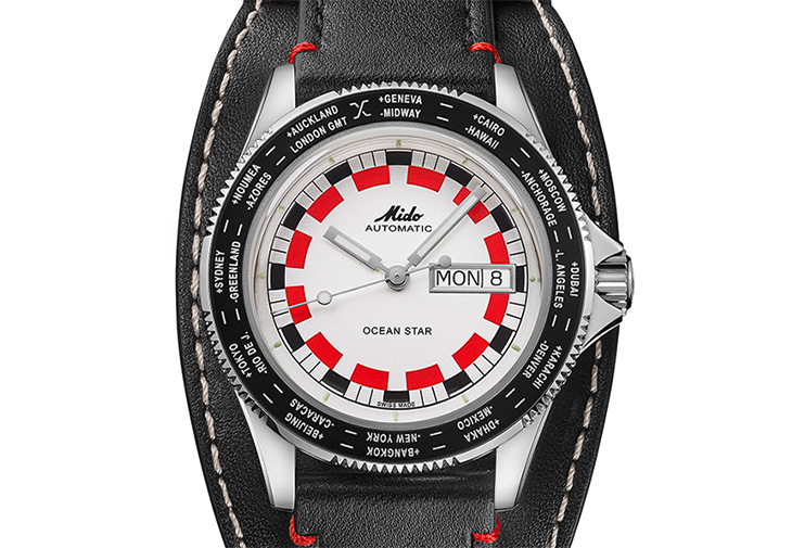 MIDO美度表Ocean Star Worldtimer世界時區腕錶