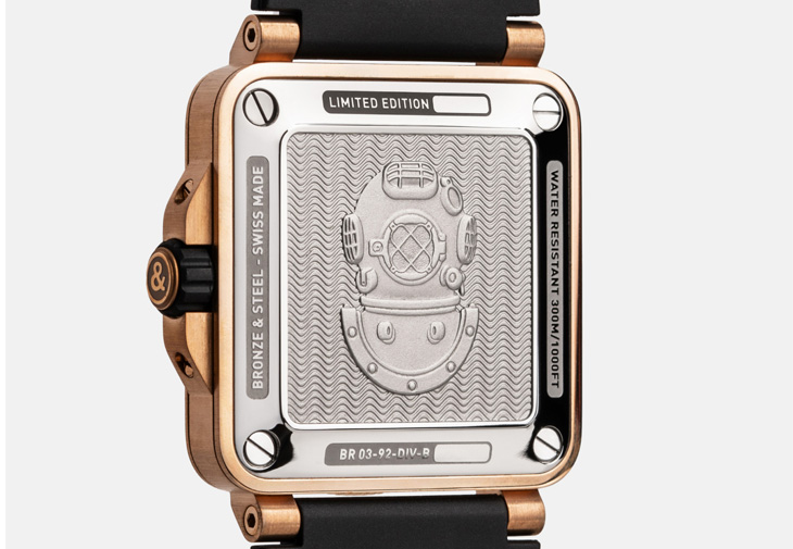 柏萊士BELL & ROSS BR 03-92 Diver Black & Green Bronze