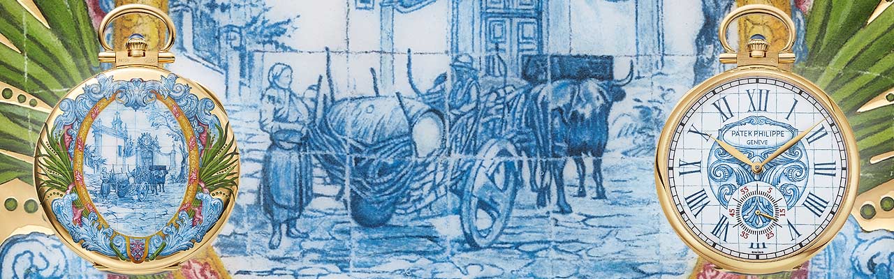 PATEK PHILIPPE百達翡麗2022年珍稀工藝懷錶Ref. 995/112J-001面盤。