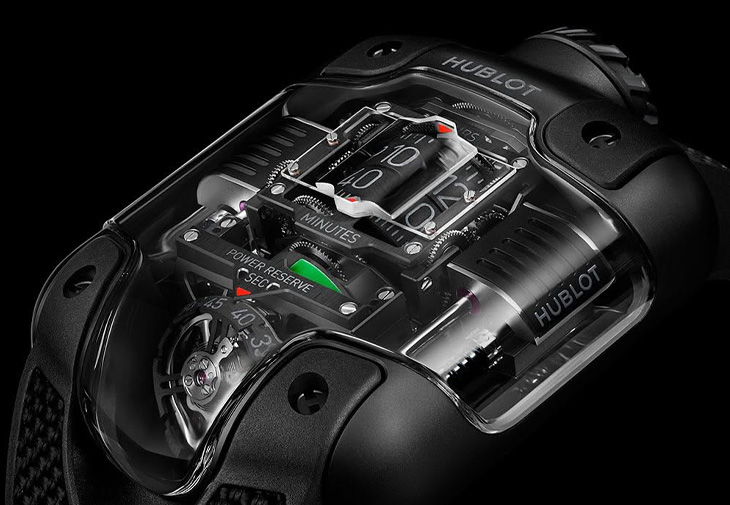 宇舶HUBLOT MP-10雙垂直上鍊陀飛輪腕錶