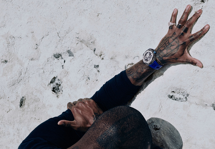 HUBLOT宇舶Big Bang Samuel Ross陀飛輪碳纖維腕錶