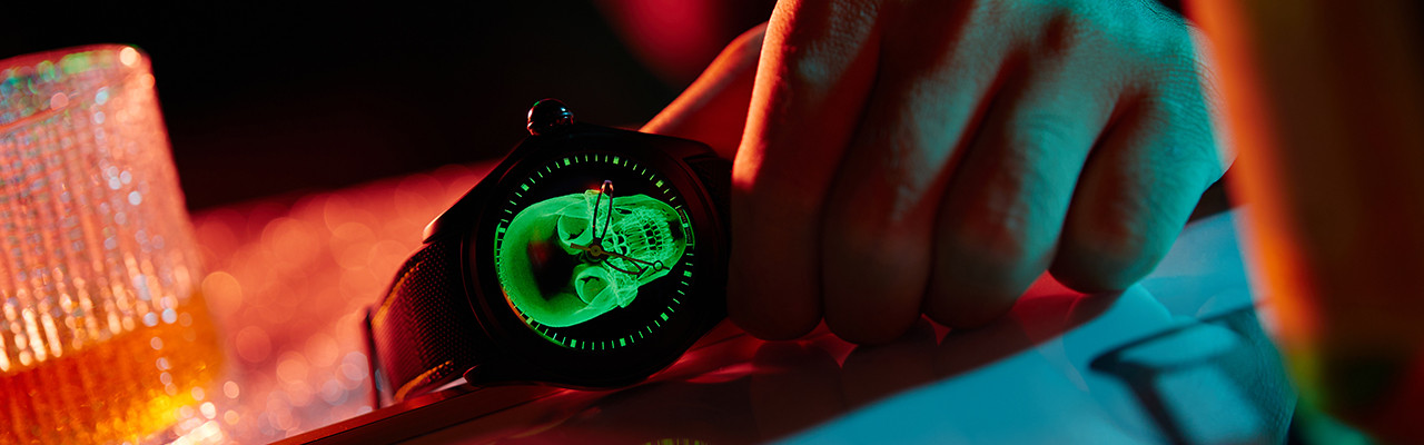 崑崙錶Bubble 47 Skull X-Ray泡泡系列骷髏頭腕錶