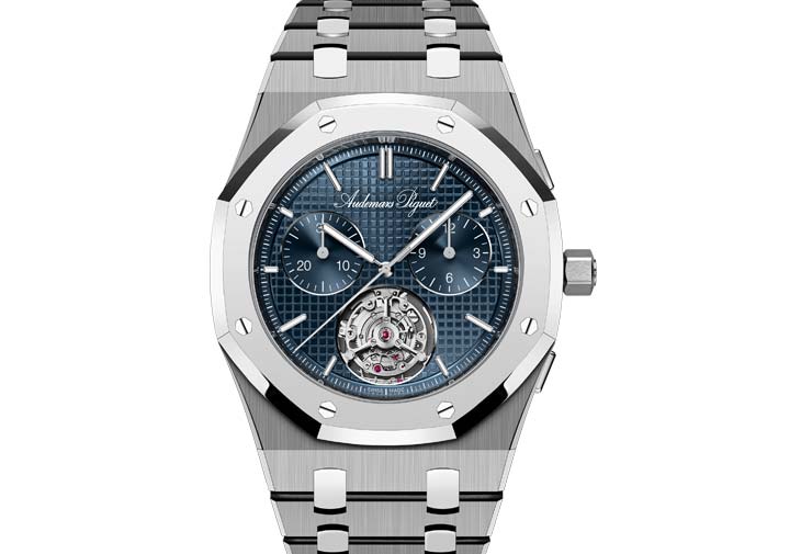 AUDEMARS PIGUET愛彼Royal Oak皇家橡樹系列「JUMBO」超薄自動上鏈飛行陀飛輪計時碼錶RD#5「150週年紀念」款