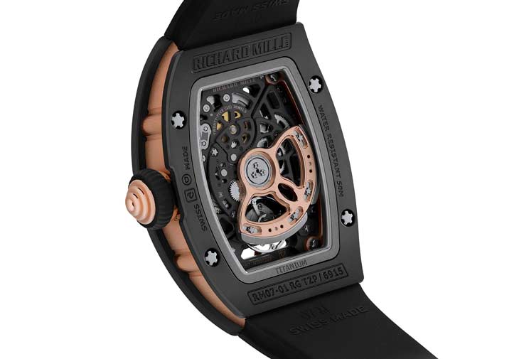 RICHARD MILLE RM 07-01⾃動上鍊腕錶(TZP⿊⾊陶瓷款)
