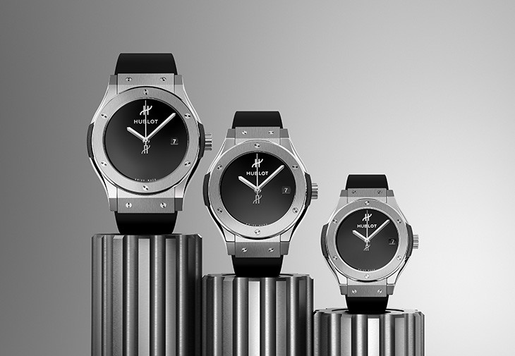 HUBLOT宇舶經典融合系列原創腕錶鈦金款