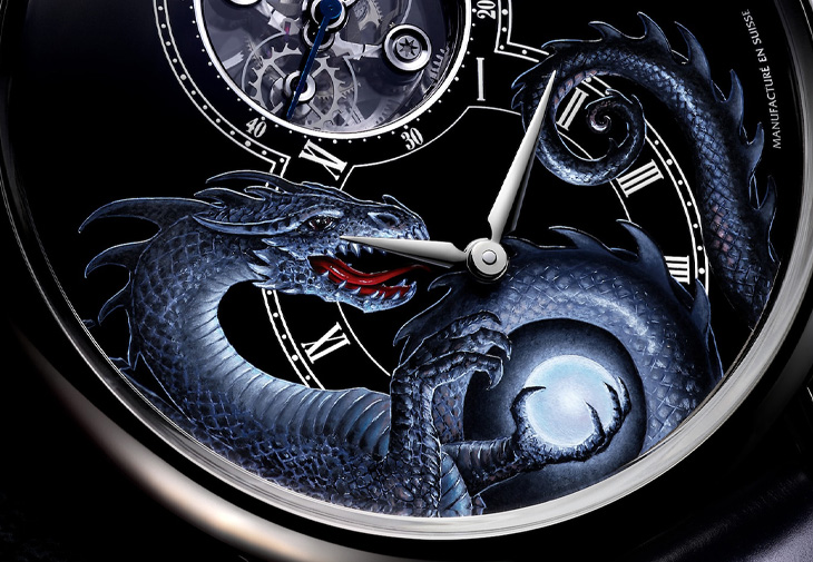 雅克德羅JAQUET DROZ Dragon John Howe白金陀飛輪腕錶