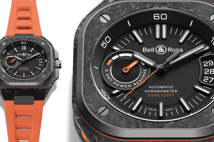 BELL & ROSS BR-X5 Carbon Orange