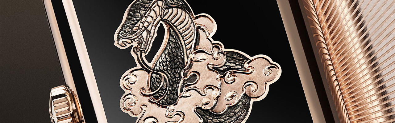 JAEGER-LECOULTRE積家Reverso Tribute Enamel‘Snake’翻轉系列琺瑯蛇年紀念腕錶