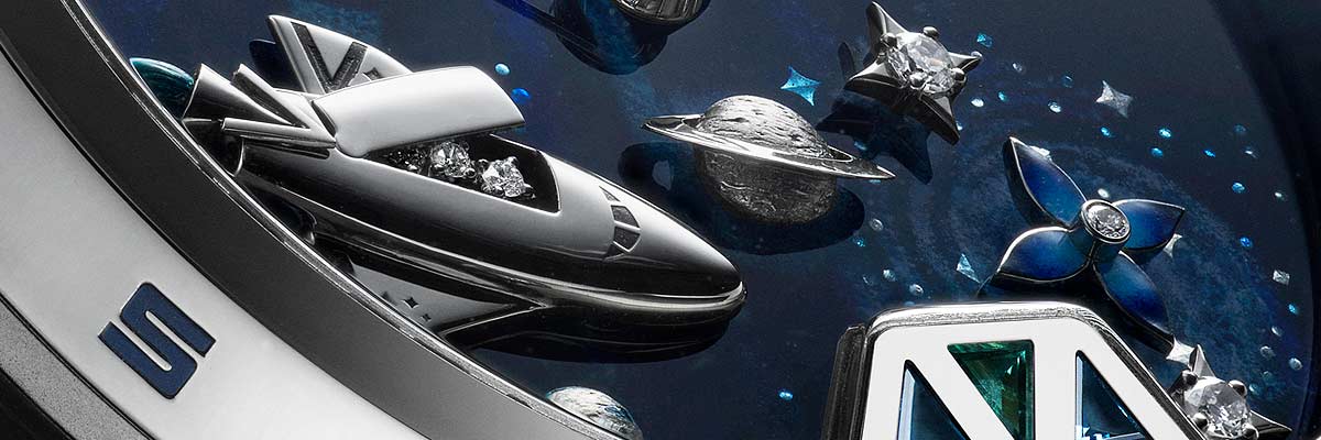 路易威登LOUIS VUITTON Tambour Jacquemart三問報時紀念腕錶